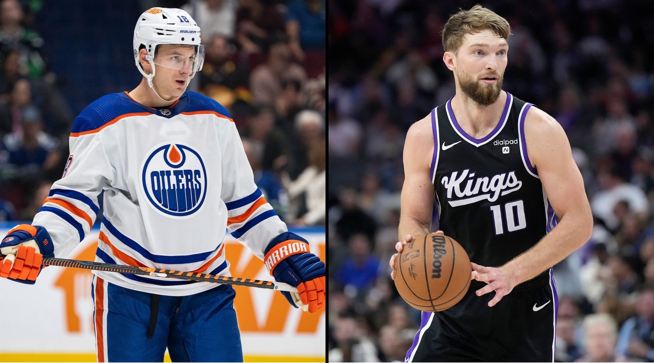 Zach Hyman and Domantas Sabonis