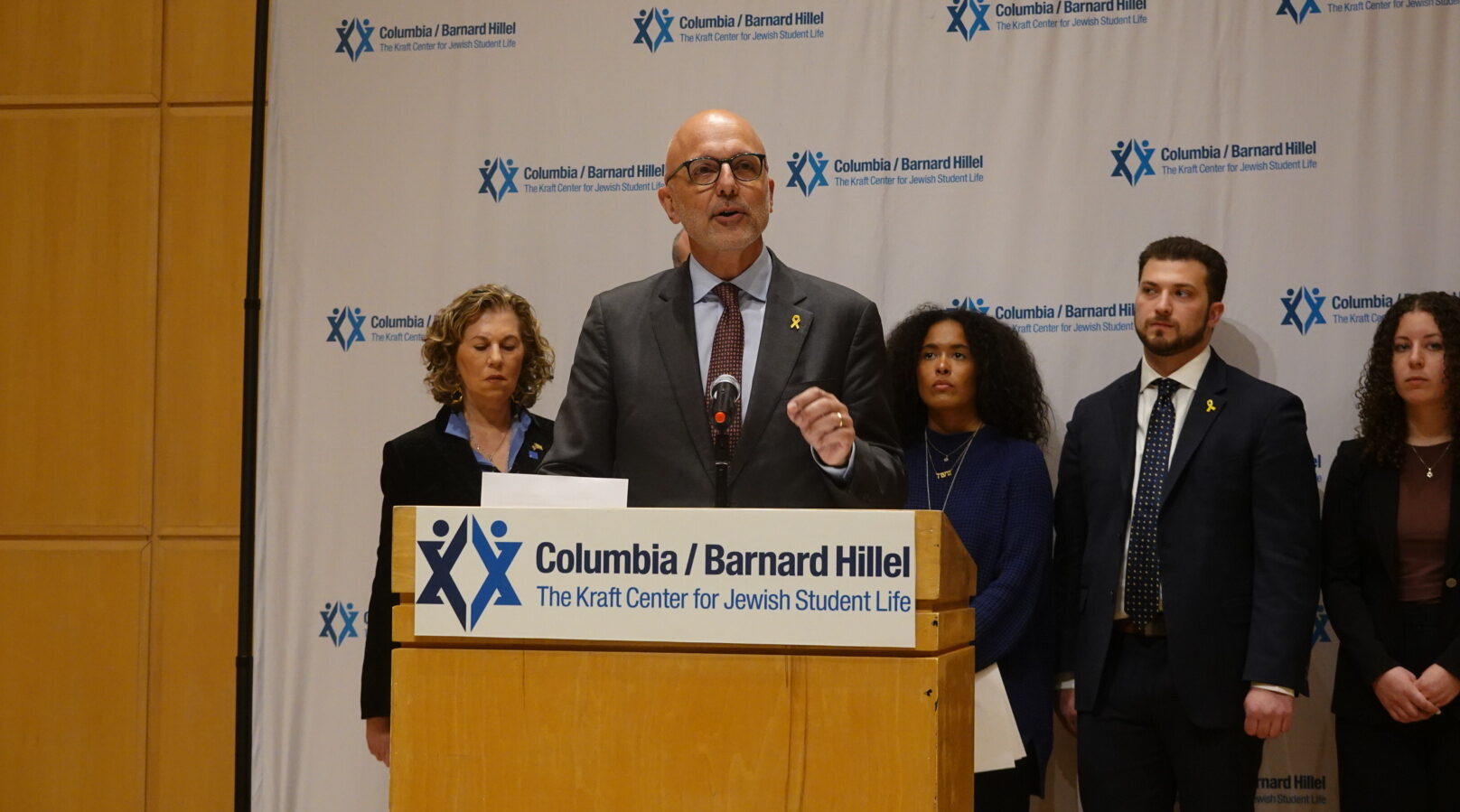 Threading a needle on free speech, Jewish leaders demand Columbia rein in pro-Palestinian protests