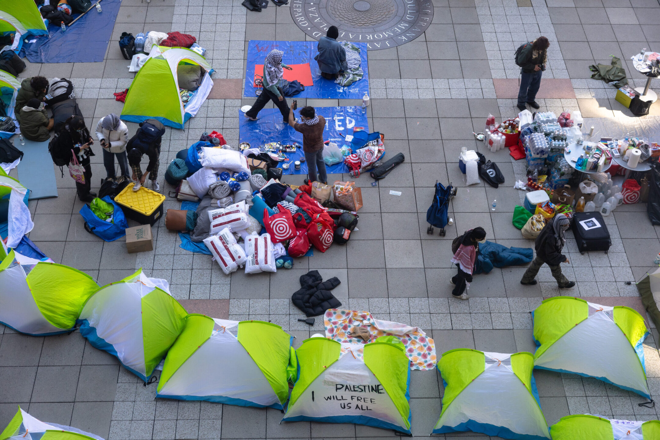 Inspired by Columbia example, pro-Palestinian encampments spring up at colleges nationwide