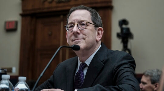 A university president testifies at a Congressional hearing