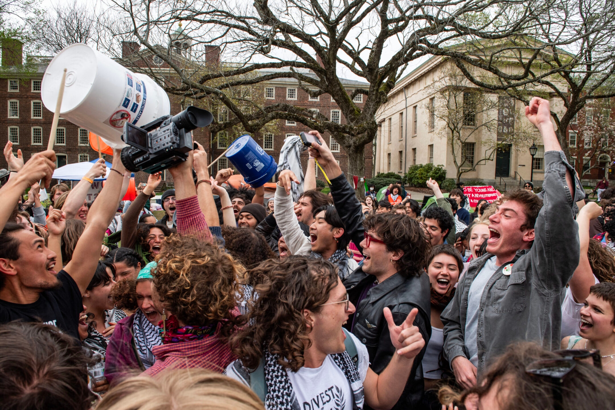 Many Jewish students say pro-Palestinian encampments make them feel less safe, Hillel survey finds