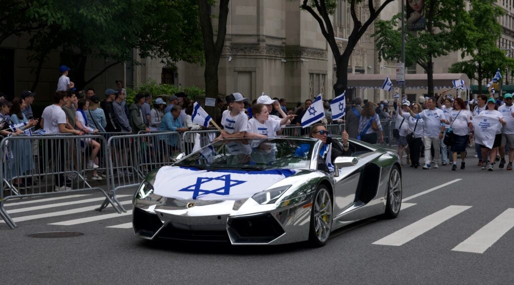 Daniel Neiditch in a Lamborghini