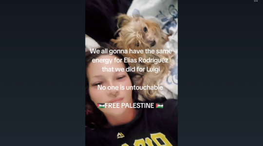 A TikTok post celebrating Elias Rodriguez. (Screenshot)