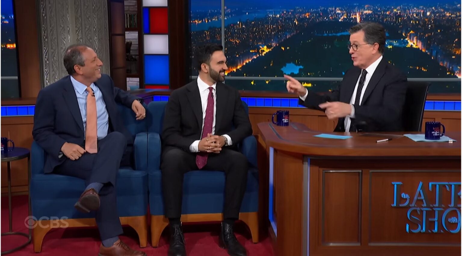 Stephen Colbert grills Zohran Mamdani and Brad Lander on Israel