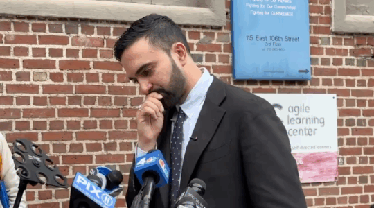 NYC mayoral candidate Zohran Mamdani appears visibly emotional as he addresses accusations of antisemitism at a press conference Wednesday morning.