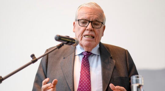 A photo of Klaus-Michael Kühne.