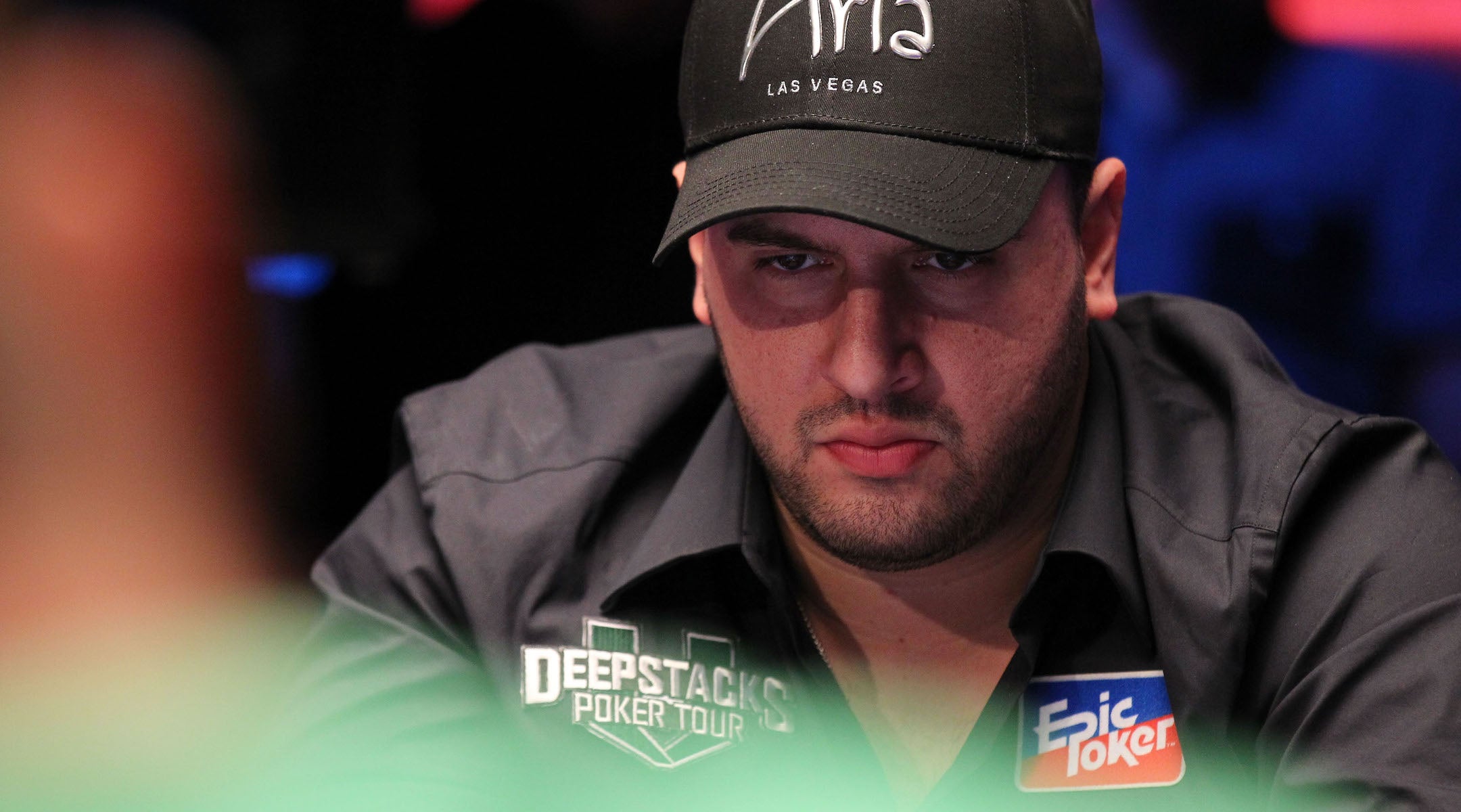 A photo of Michael Mizrachi playing poker in 2011.