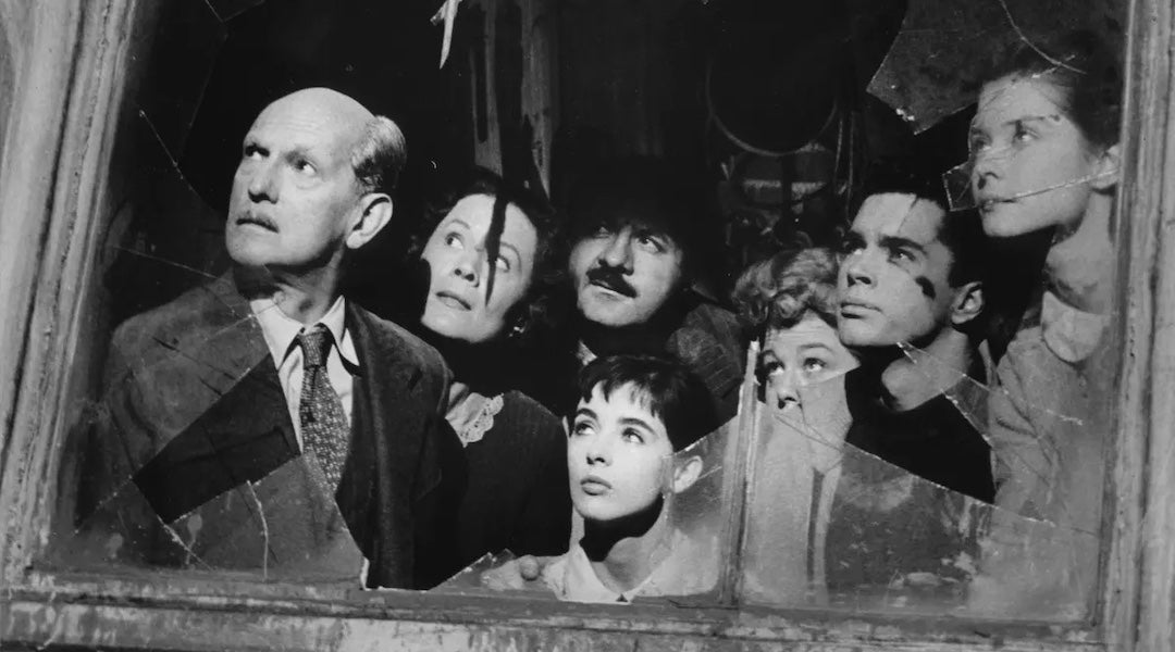 Actors in a film adaptation of "the Diary of Anne Frank"