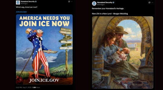 Social media posts by the Department of Homeland Security