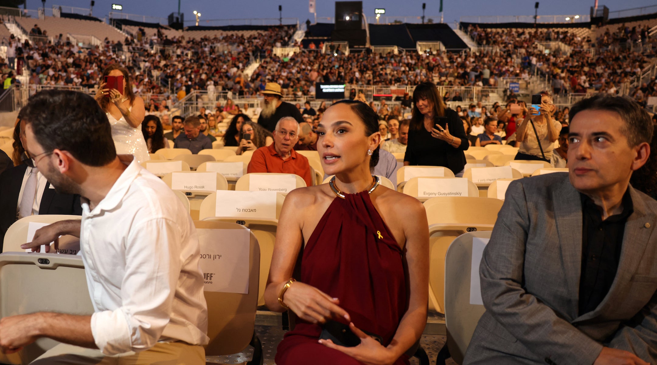 Gal Gadot attends the Jerusalem Film Festival