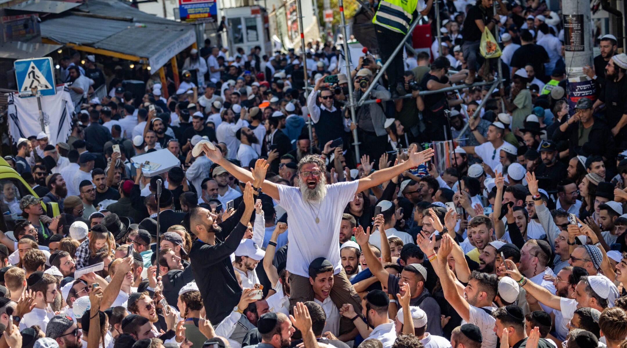 In Uman, annual Rosh Hashanah pilgrimage is clouded by arrests of yeshiva students in Israel
