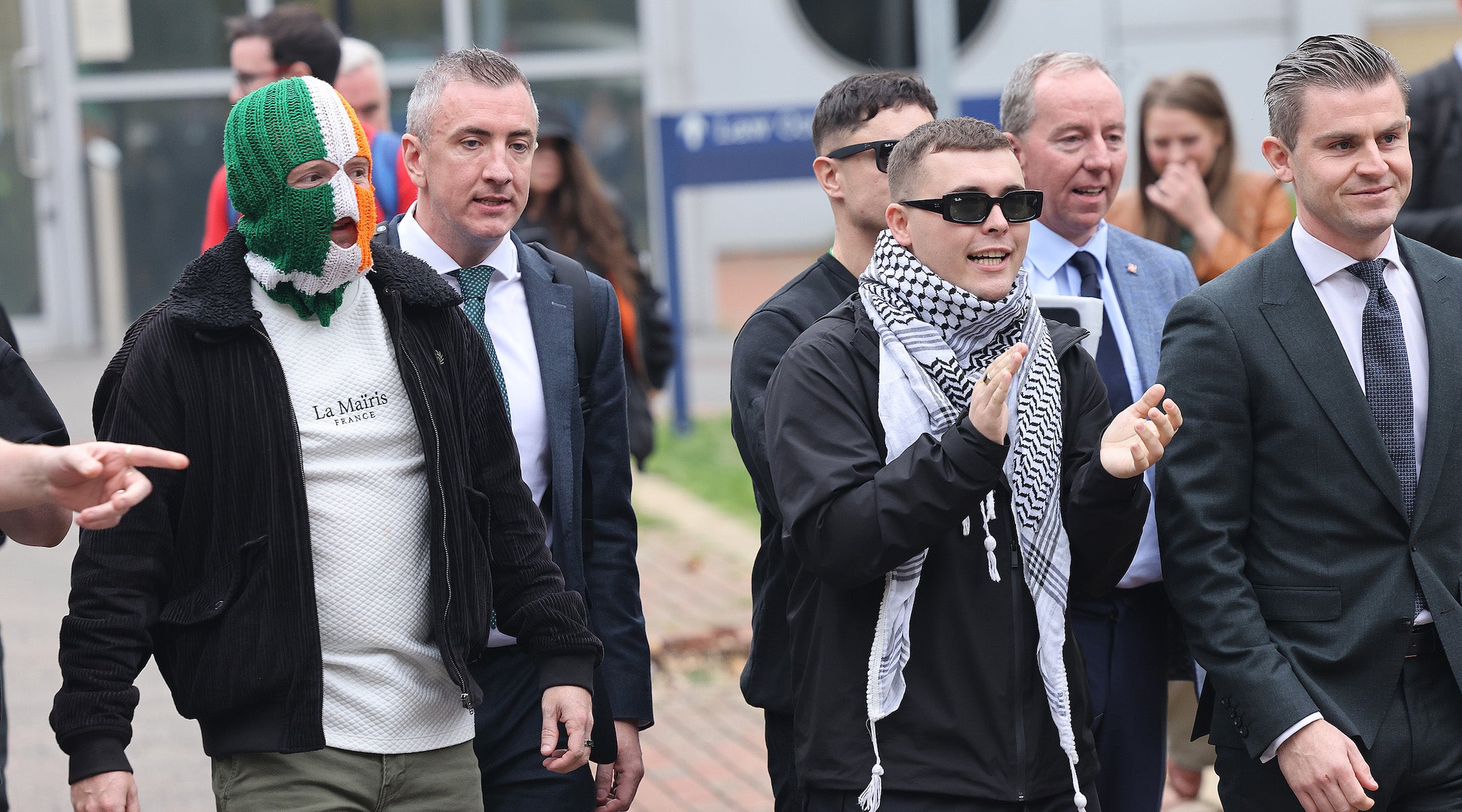 A photo of Liam O'Hanna clapping