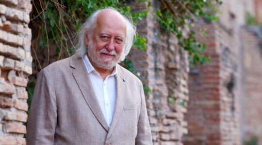A novelist poses in Rome