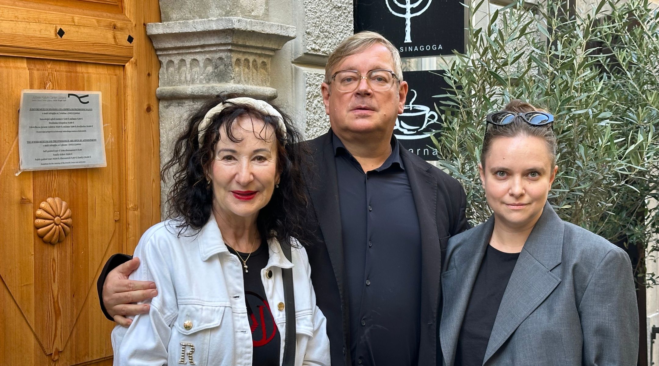 Polona Vetrih, Robert Waltl and Sophia Huzbasic.