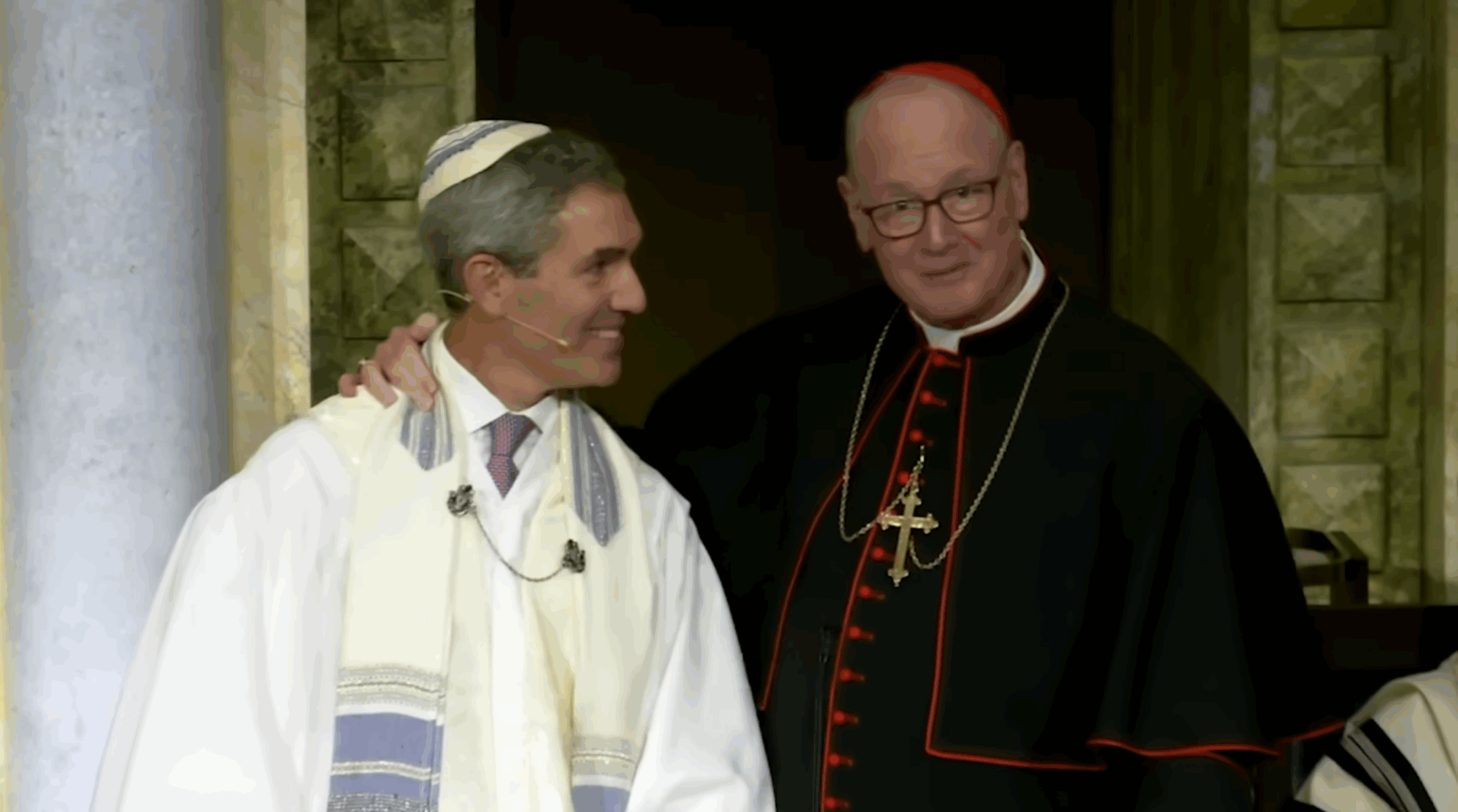 NYC synagogue hosts Catholic archbishop and Sandy Koufax jersey to mark 60-year milestones in American Jewish history - Jewish Telegraphic Agency