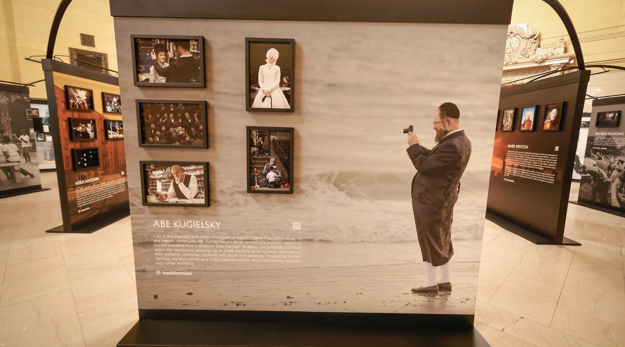 A photo of the back side of the exhibition.